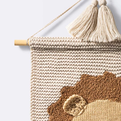 Lion Fiber Wall Art - Cloud Island™ - Image 2