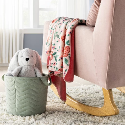 Plush Baby Blanket - Floral Blooms - Cloud Island™