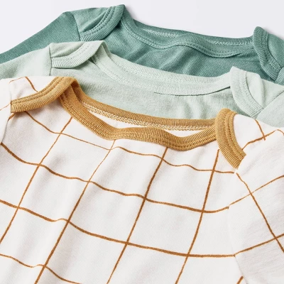 Baby 3pk Modal Bodysuit - Cloud Island™ Mint Green - Image 2
