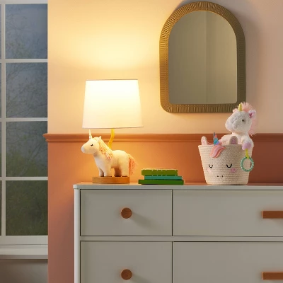 Plush Unicorn Table Lamp Includes LED Light Bulb - Cloud Island™ - Image 2