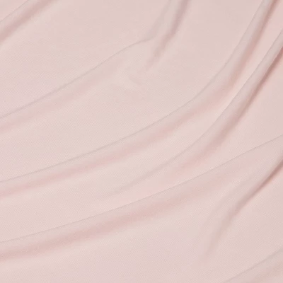 Polyester Rayon Jersey Fitted Crib Sheet - Cloud Island™ Light Pink - Image 3