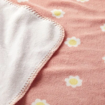 Plush Baby Blanket - Daisy - Cloud Island™ - Image 2