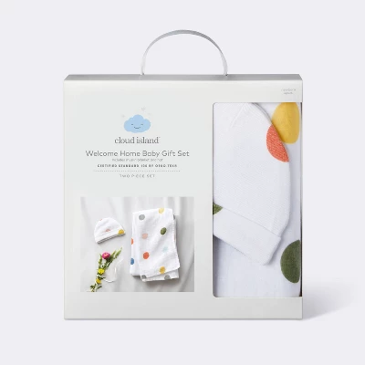 Hospital Muslin Swaddle Baby Blanket - Multi Dot - Cloud Island™ - Image 3