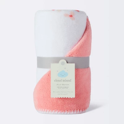 Plush Baby Blanket - Small Floral - Cloud Island™ - Image 3