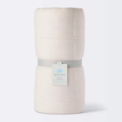Muslin Quilt Baby And Toddler Blanket - Light Pink - Cloud Island™ - Image 3