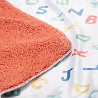 Velboa Blanket Alphabet - Cloud Island™ - Coral - Image 2
