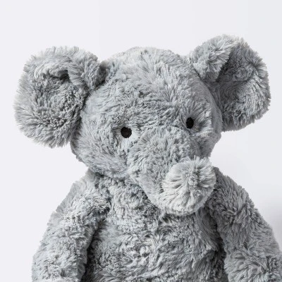 Elephant Plush Animal With Mini Plush - Gray - 2pk - Cloud Island™ - Image 2