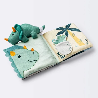 Soft Interactive Dinosaur Plush Book - Cloud Island™ - Image 2