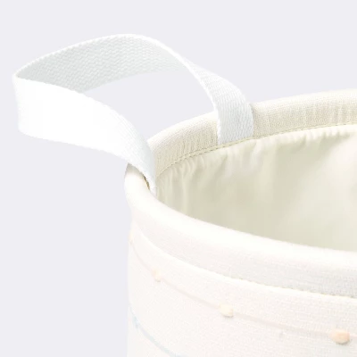 Medium Round Bin With Slub Stitching - Cream - Cloud Island™ - Image 2