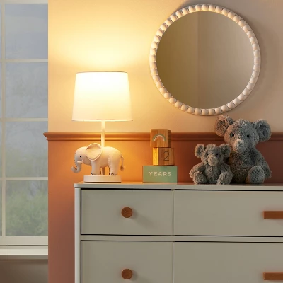 Plush Elephant Table Lamp Includes LED Light Bulb - Cloud Island™ - Image 2