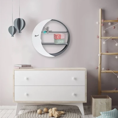 Decorative Wall Shelf - Cloud Island™ Moon Shelf - Image 4