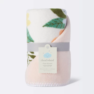Plush Baby Blanket Floral Meadow - Cloud Island™ - Image 3